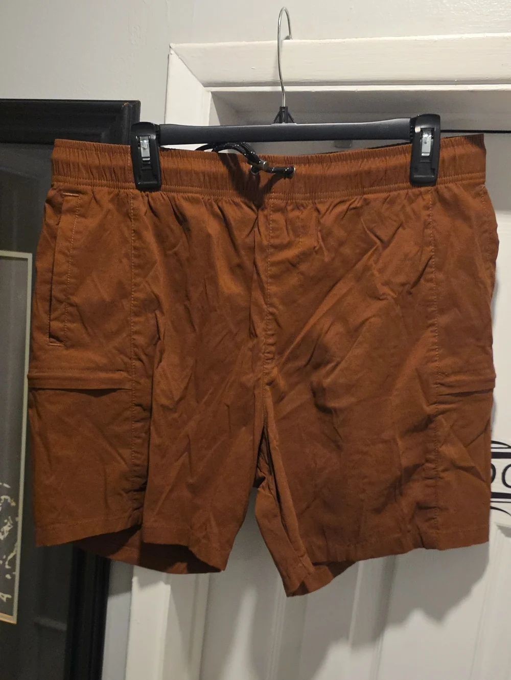 Cotton On Body Men's Cargo Drawstring Shorts - Rust Brown